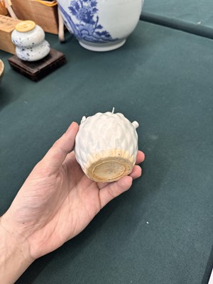 Lot 24 - A rare Chinese Qingbai water dropper, Song dynasty