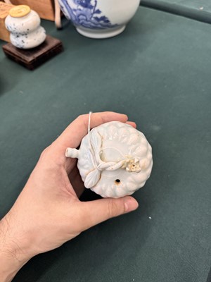 Lot 24 - A rare Chinese Qingbai water dropper, Song dynasty