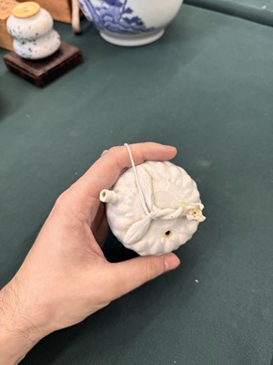 Lot 24 - A rare Chinese Qingbai water dropper, Song dynasty