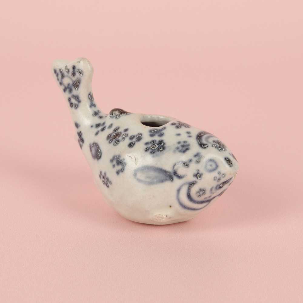 Lot 4 - A rare Vietnamese 'fish' water dropper, 15th century
