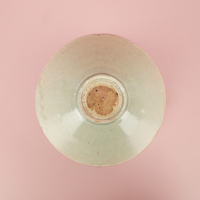 Lot 16 - A Chinese Qingbai 'peony' carved bowl, Southern Song dynasty