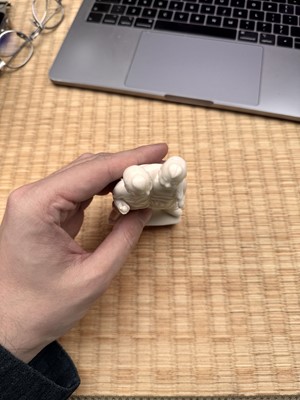 Lot 3 - A fine Chinese Dehua 'hehe erxian' group, Qing dynasty, Kangxi period