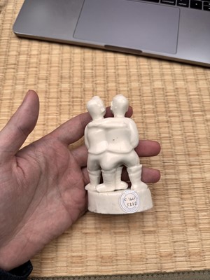 Lot 3 - A fine Chinese Dehua 'hehe erxian' group, Qing dynasty, Kangxi period