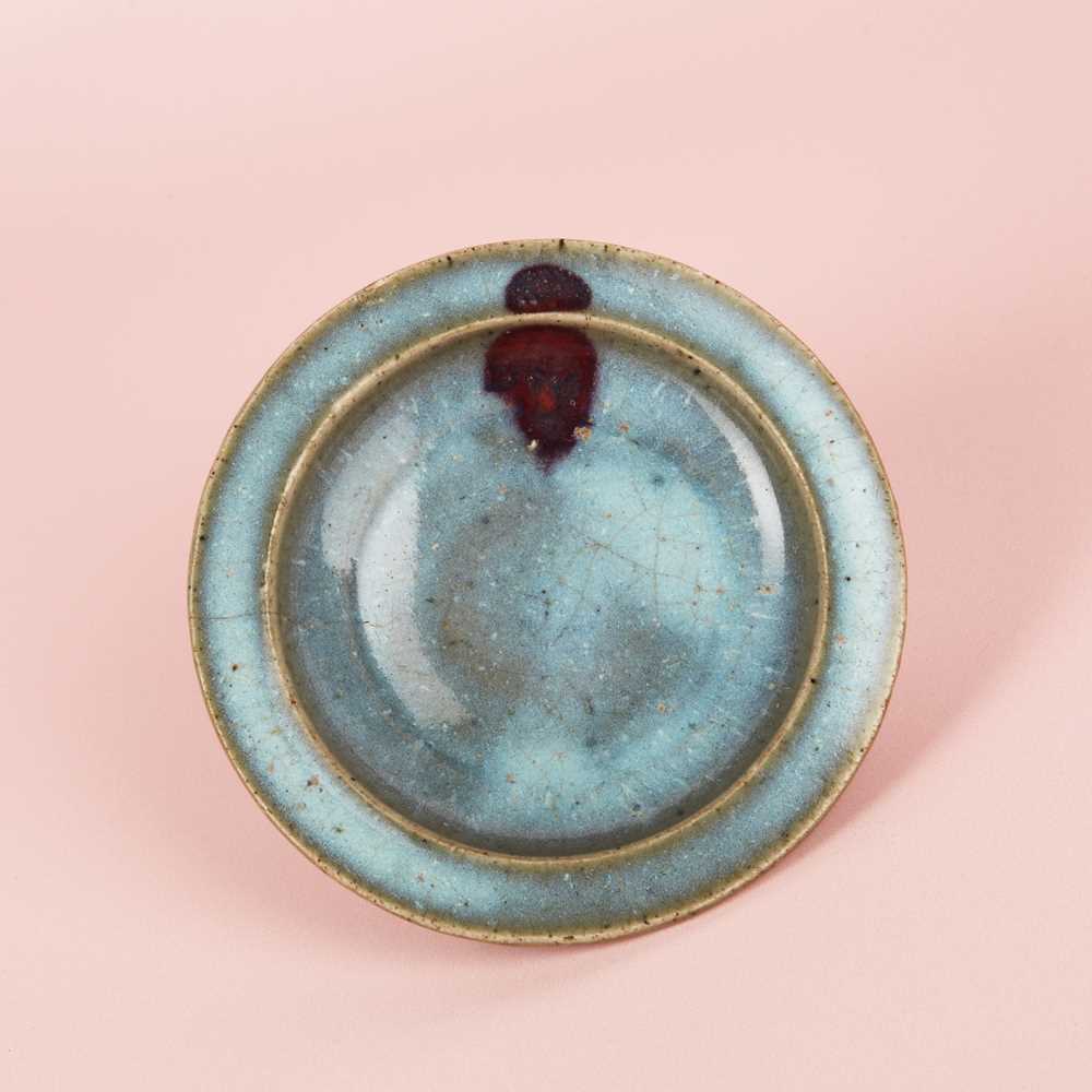 Lot 471 - A small Chinese Jun purple-splashed dish, Jin - Yuan dynasty