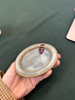 Lot 471 - A small Chinese Jun purple-splashed dish, Jin - Yuan dynasty