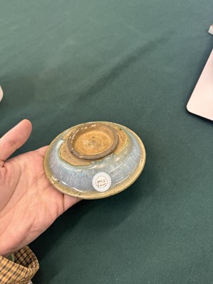 Lot 471 - A small Chinese Jun purple-splashed dish, Jin - Yuan dynasty