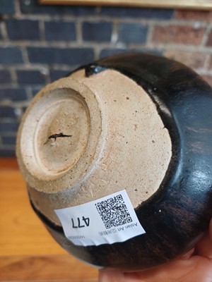 Lot 477 - A Chinese Cizhou black-glazed bowl, Song - Jin dynasty
