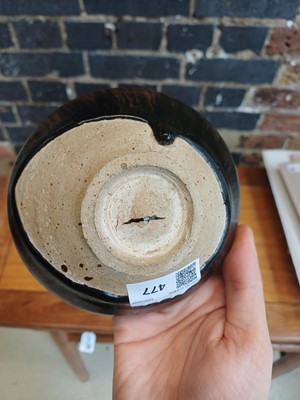 Lot 477 - A Chinese Cizhou black-glazed bowl, Song - Jin dynasty