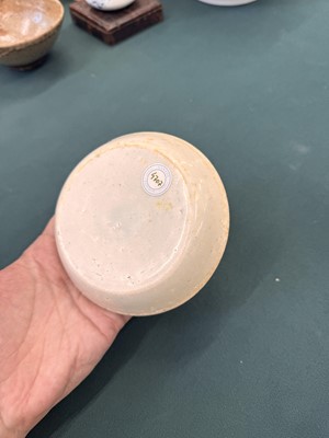 Lot 12 - A Chinese Qingbai 'lotus' carved dish, Southern Song dynasty