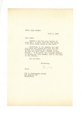 Lot 380 - Porter (Cole)