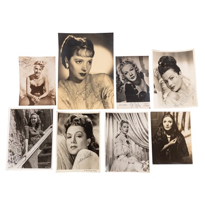 Lot 157 - Photograph Collection.- Vintage Actress