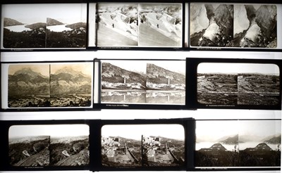 Lot 159 - A Quantity of Large Format Glass Stereo Positives.