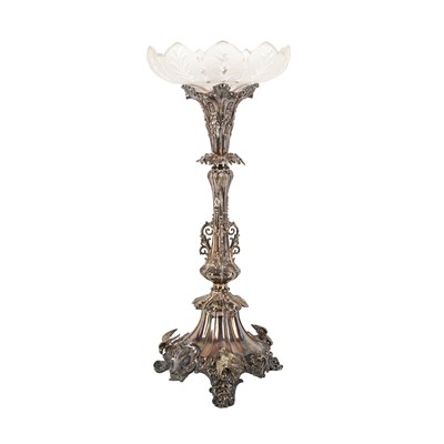 Lot 430 - A Victorian silver plated centrepiece