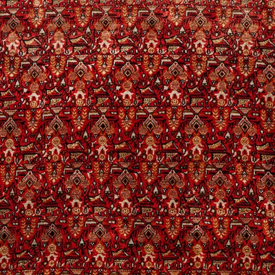 Lot 76 - An extremely fine silk Qum carpet, central Persia