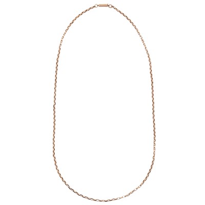Lot 126 - A chain necklace