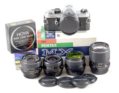 Lot 132 - 4-Lens Pentax MX Outfit.