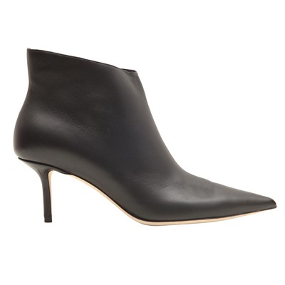 Lot 409 - Jimmy Choo Black Miranda 65 Ankle Boot - Size 39