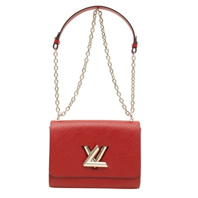 Lot 61 - Louis Vuitton Coquelicot Red Epi Twist MM