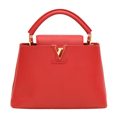 Lot 67 - Louis Vuitton Red Taurillon Capucines BB