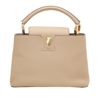 Lot 136 - Louis Vuitton Beige Taurillon Capucines BB
