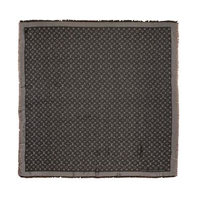 Lot 189 - Louis Vuitton Black Classic Monogram Shawl