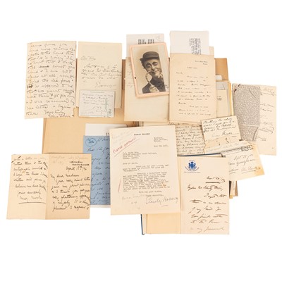 Lot 85 - Autograph Collection.- Artists, Authors & Actors