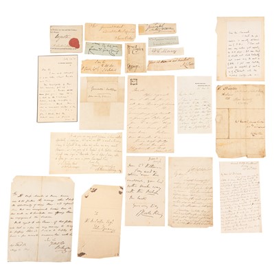 Lot 84 - Autograph Collection.- Aristocracy, Political, the Church, Navy & Military
