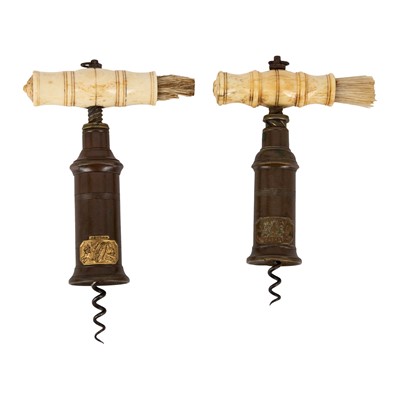 Lot 478 - Two early 19th century Thomason type corkscrews