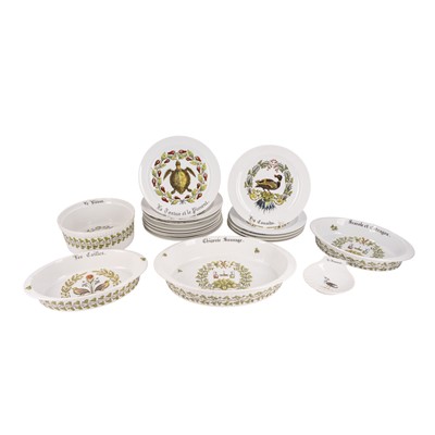 Lot 365 - A Limoges Porcelain d'Auteuil Chambord dinner service