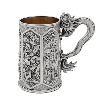 Lot 175 - Canton circa 1890, marked Shen Chang, retailed by Wang Hing