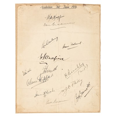 Lot 564 - Cricket Interest.- Incl. Don Bradman