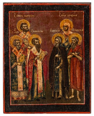 Lot 250 - Russian Icon (Late 19th Century)