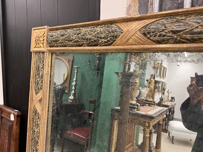 Lot 58 - A large Regency giltwood and painted wall mirror