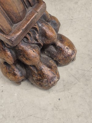 Lot 9 - A pair of French Empire walnut and parcel gilt X-frame stools