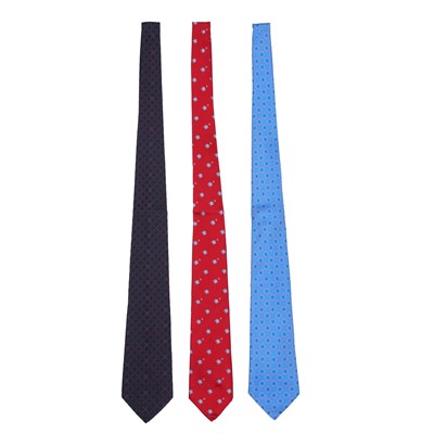 Lot 335 - Chanel Silk Ties Set of Three
