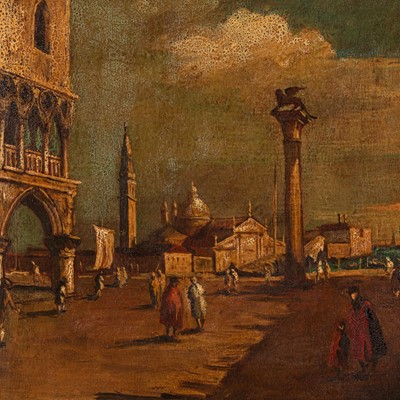 Lot 12 - Follower of Francesco Guardi (Italian, 1712-1793)