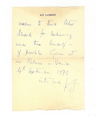 Lot 354 - Lambert (Kit)