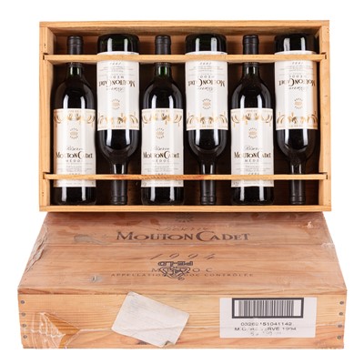 Lot 126 - Mouton Cadet 1994 - 12 bottles