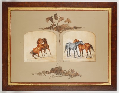Lot 171 - M.D. Hardy, c.1900. An equestrian composition...