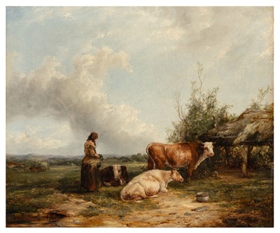 Lot 228 - Attributed to William Sidney Cooper (British, 1854-1927)
