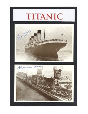 Lot 477 - Titanic Interest.- Eva Hart and Edith Haisman