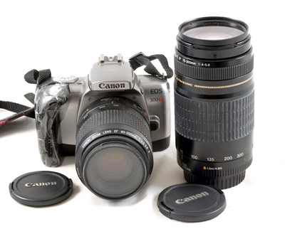 Lot 155 - Canon EOS300X Film SLR Outfit.