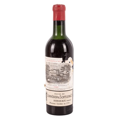 Lot 63 - Chateau Lafitte Rothschild 1948 - 1 half bottle