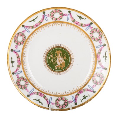 Lot 346 - An early 19th Century Swansea porcelain plate circa 1820