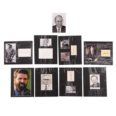 Lot 404 - Autograph Collection.- Foreign Politicians