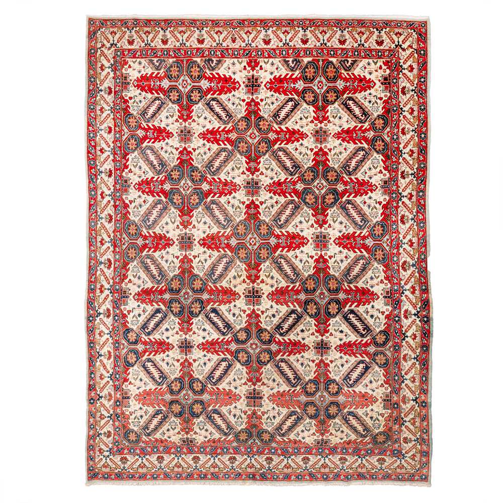 Lot 42 - An unusual Qum carpet, central Persia
