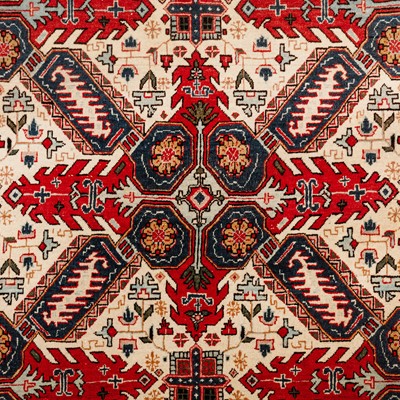 Lot 42 - An unusual Qum carpet, central Persia