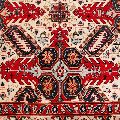 Lot 42 - An unusual Qum carpet, central Persia