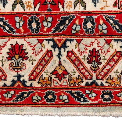 Lot 42 - An unusual Qum carpet, central Persia