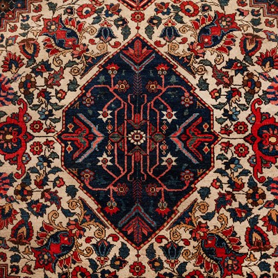 Lot 61 - An antique Bakhtiari carpet, west Persia